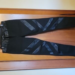 Boom Boom Jeans with faux leather accents